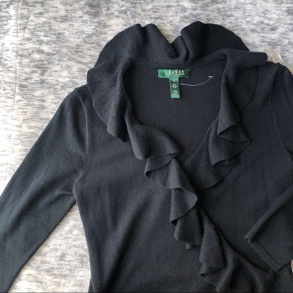 Ralph Lauren Black Sweater Dress